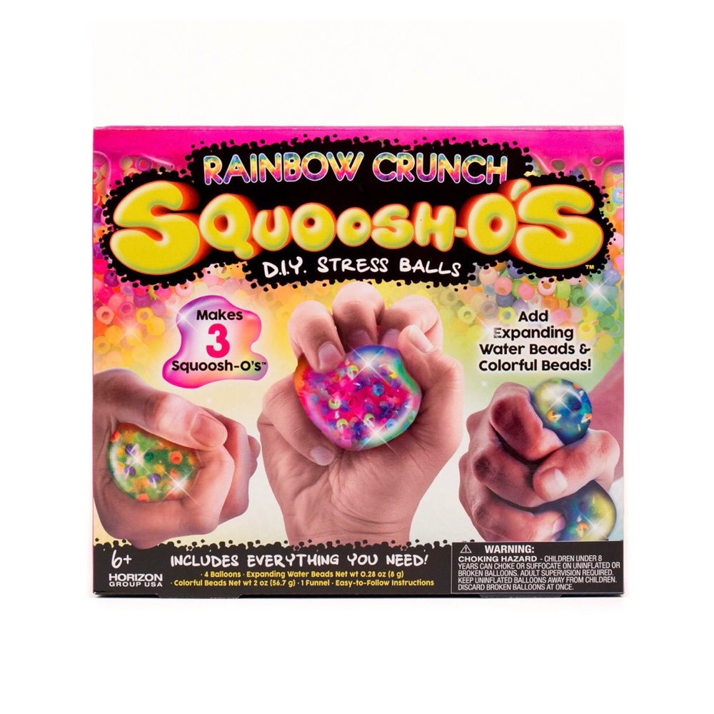 Squoosh-O's Rainbow Crunch Stress Ball Kit